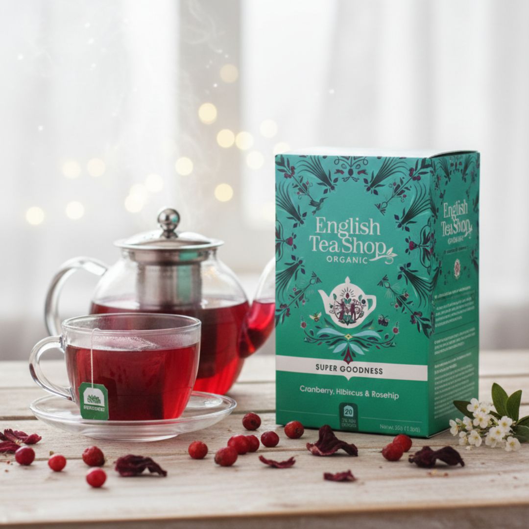 Organic Cranberry Hibiscus Rose hip Tea | English Tea Shop