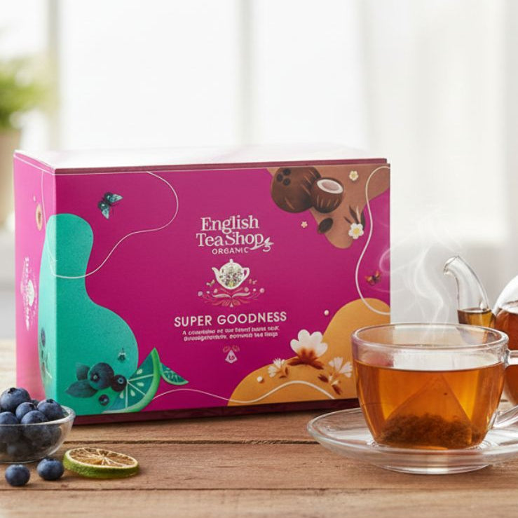 English Tea Shop Super Goodness Organic Tea Collection -Wellness Tea Gift Box
