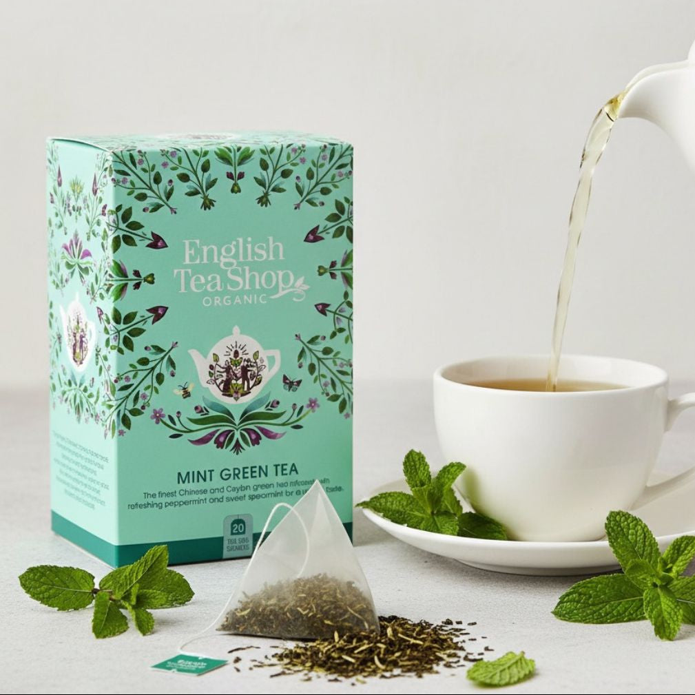 Organic Mint Green Tea | Refreshing & Digestive Support