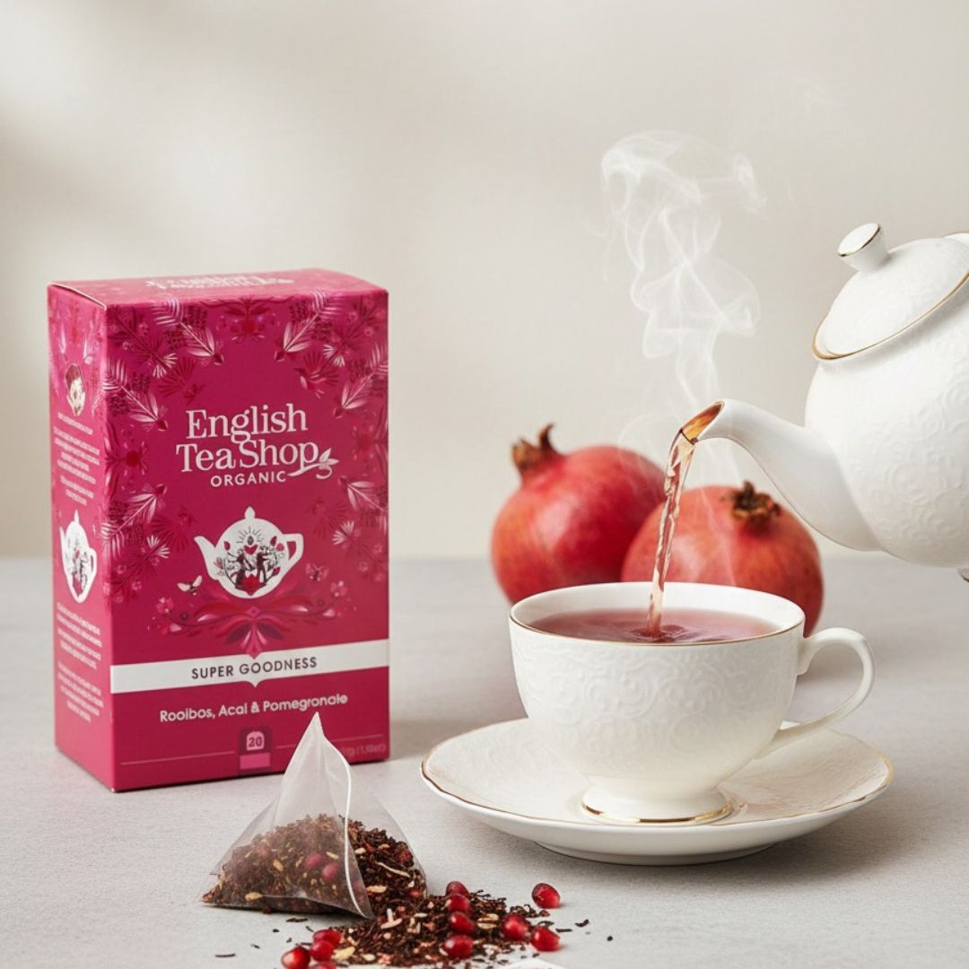 Organic Rooibos Açaí & Pomegranate Tea | Caffeine-Free