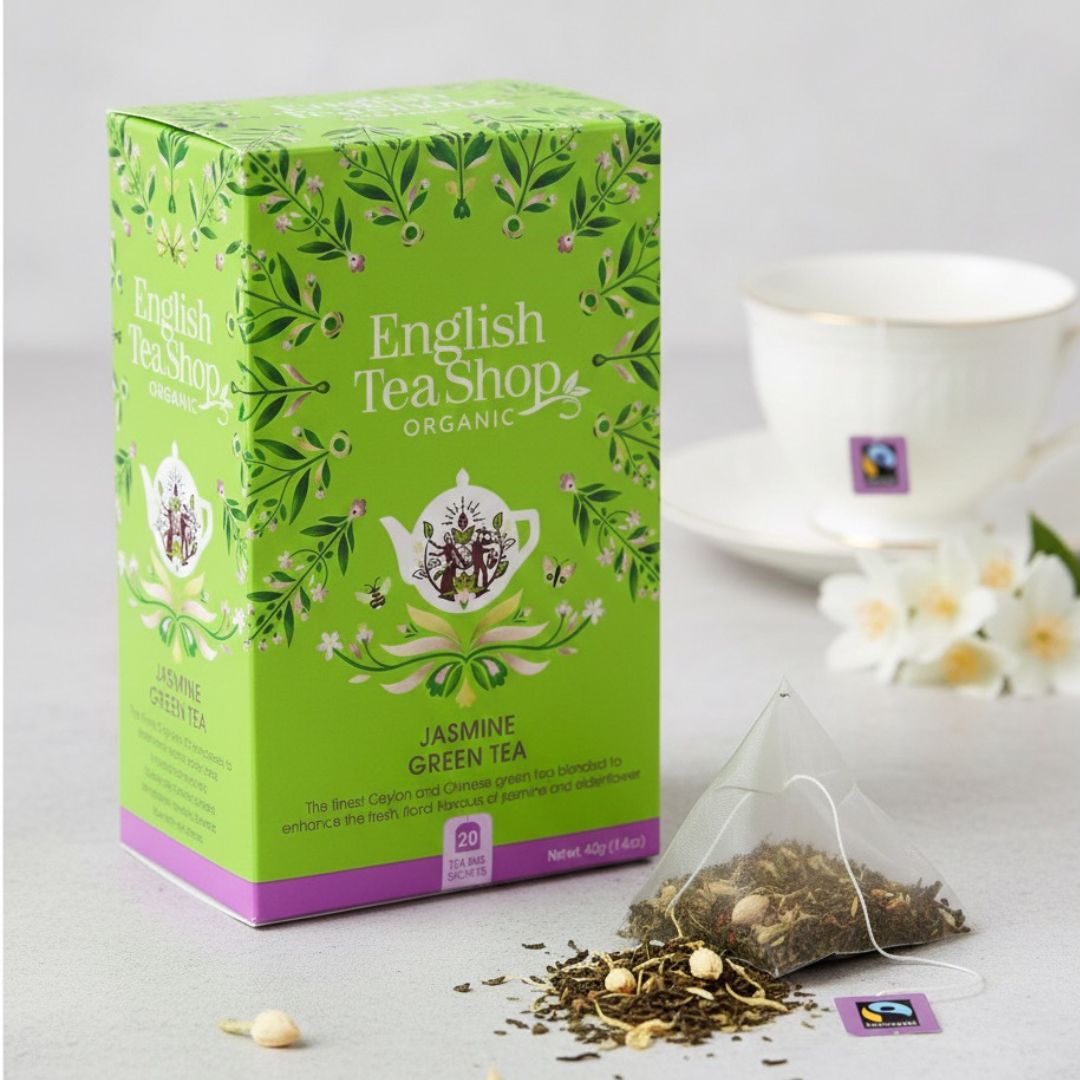 Organic Jasmine Green Tea | Floral Green Tea | English Tea Shop