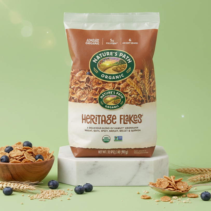 Nature's Path Organic Heritage Flakes Eco Pack 907g