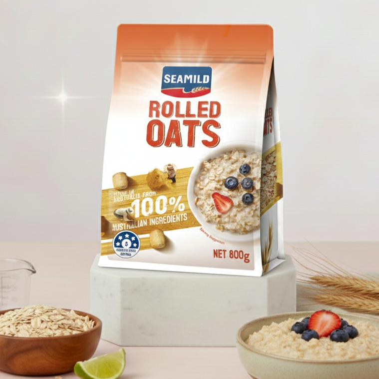Seamild Rolled Oats 800g