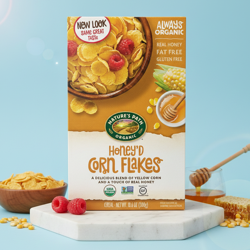 Nature's Path Organic Honey'd Corn Flakes (300g)