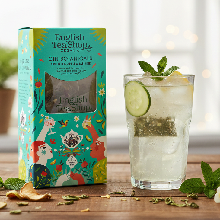Organic Gin Botanicals Green Tea Apple & Jasmine | English Tea Shop