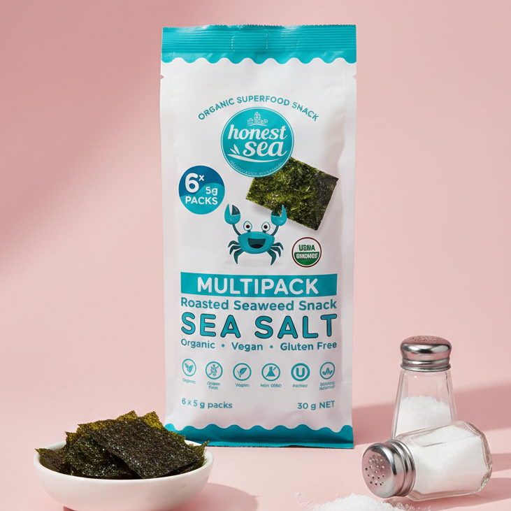 Honest Sea Seaweed - Sea Salt Multipack/ 10g/ 5g