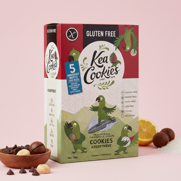 Kea Cookies: Assorted Twin Packs (Gluten Free) – 180g