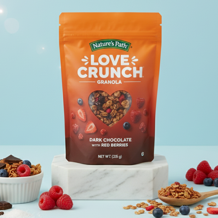 Nature's Path Love Crunch Granola Dark Chocolate with Red Berries 325g