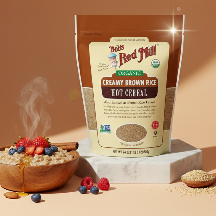 Bob's Red Mill Creamy Rice Hot Cereal - Organic (Brown Rice Farina) 680g