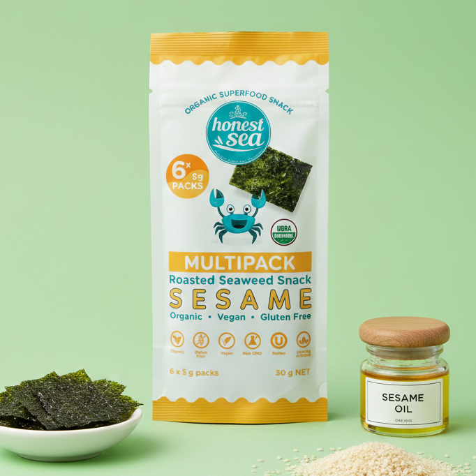 Honest Sea Seaweed - Sesame Multipack/10g/5g