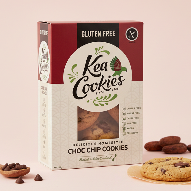 Kea Cookies: Choc Chip (Gluten Free) – 250g